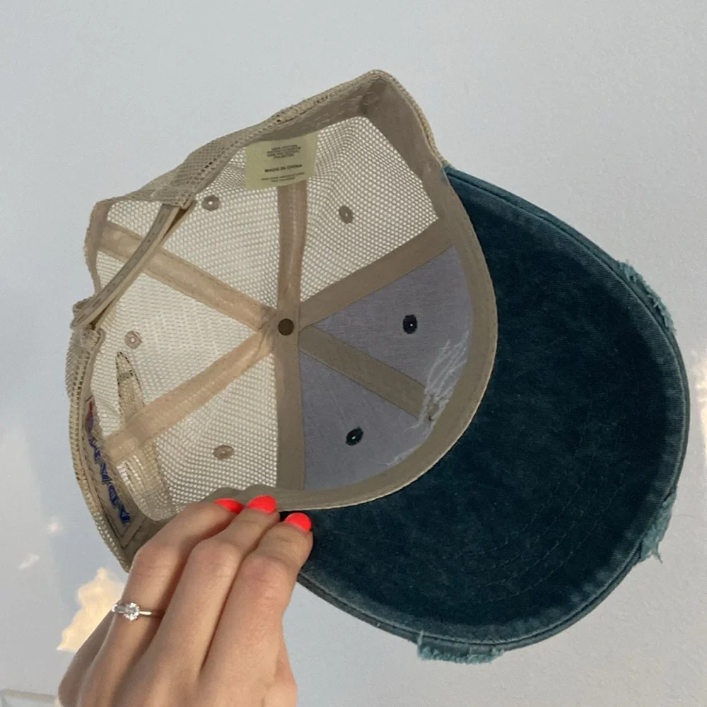 NEW Trucker hat Day Drinking distressed baseball cap women’s baseball mesh OSFM